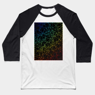 Gradient Color Mesh Baseball T-Shirt